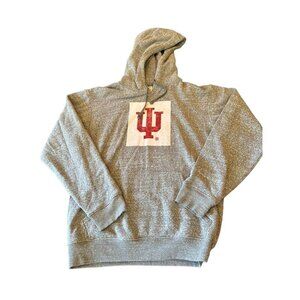 Champion IU Hoodie Medium Gray Cotton Blend Kangaroo Pocket